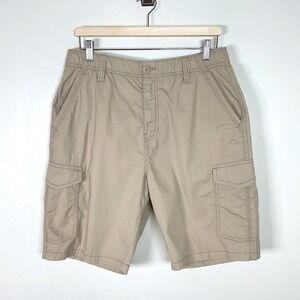 Denali Mens Cargo Shorts Size‎ 32 Heavy Vintage Wash Relaxed 9" inseam